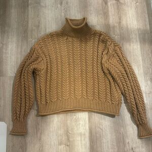 Brown H&M Chunky Sweater